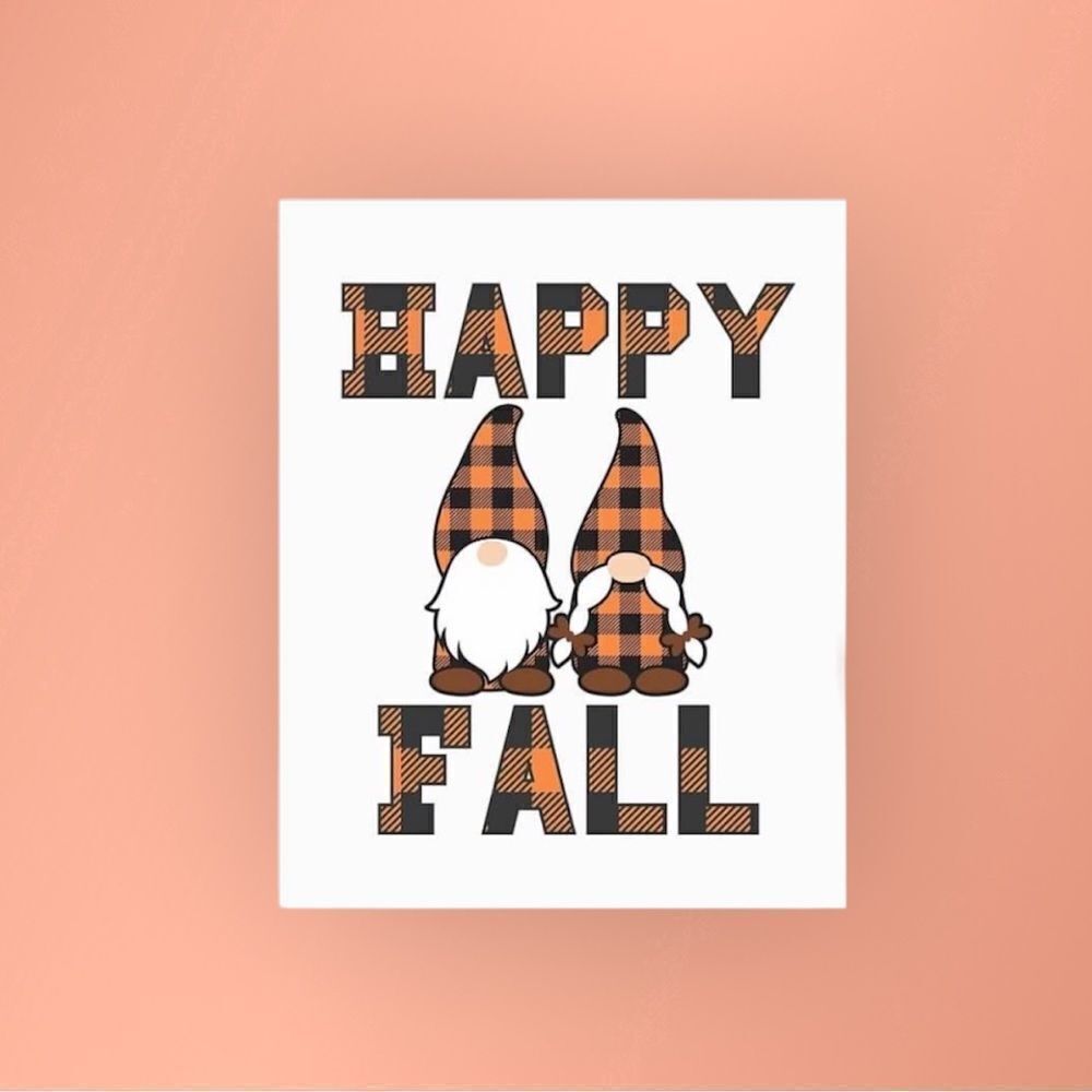 Happy Fall 🍁 Gnome Print - Picture 3 of 3